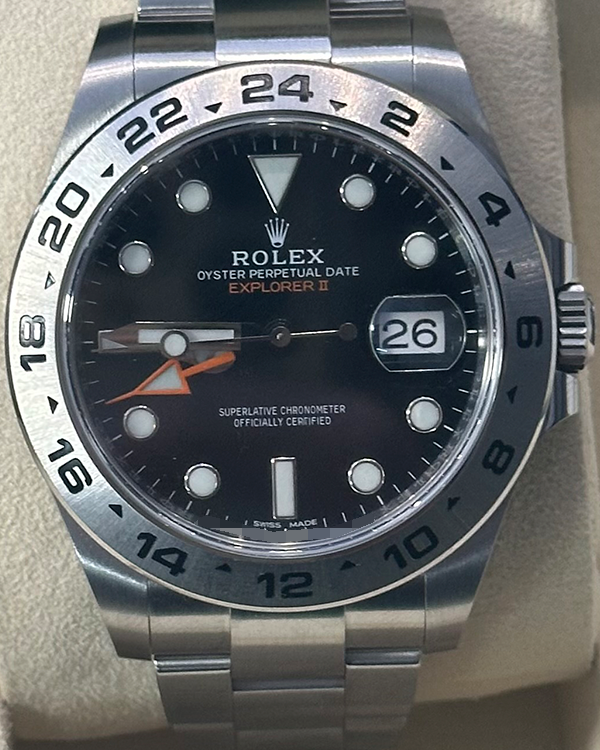 2021 Rolex Explorer II 42MM Black Dial Oyster Bracelet (216570)