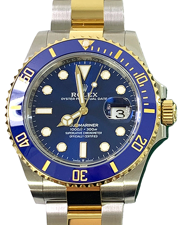 2023 Rolex Submariner Date "Bluesy" 41MM Blue Dial Two-Tone Oyster Bracelet (126613LB)