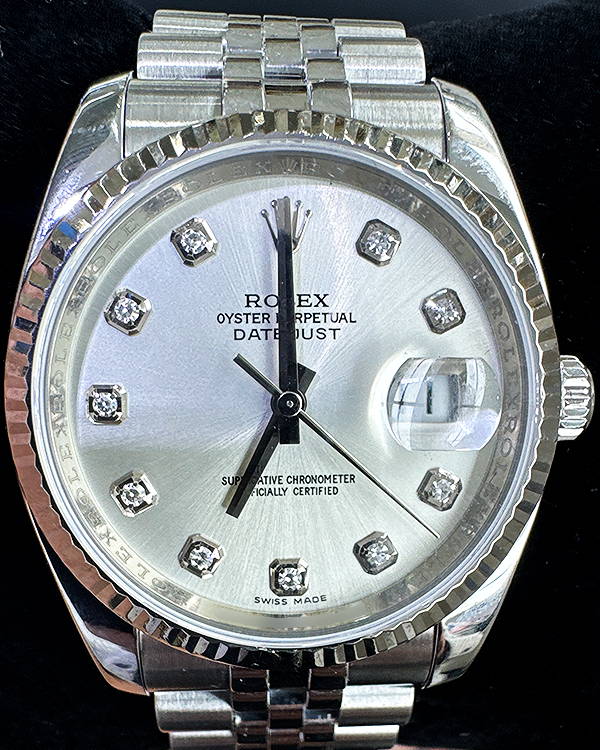 Rolex Datejust 36MM Silver Dial Jubilee Bracelet (116234)