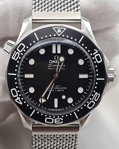 2024 Omega Seamaster Diver 300M 42MM Black Dial Steel Bracelet (210.30.42.20.01.010)