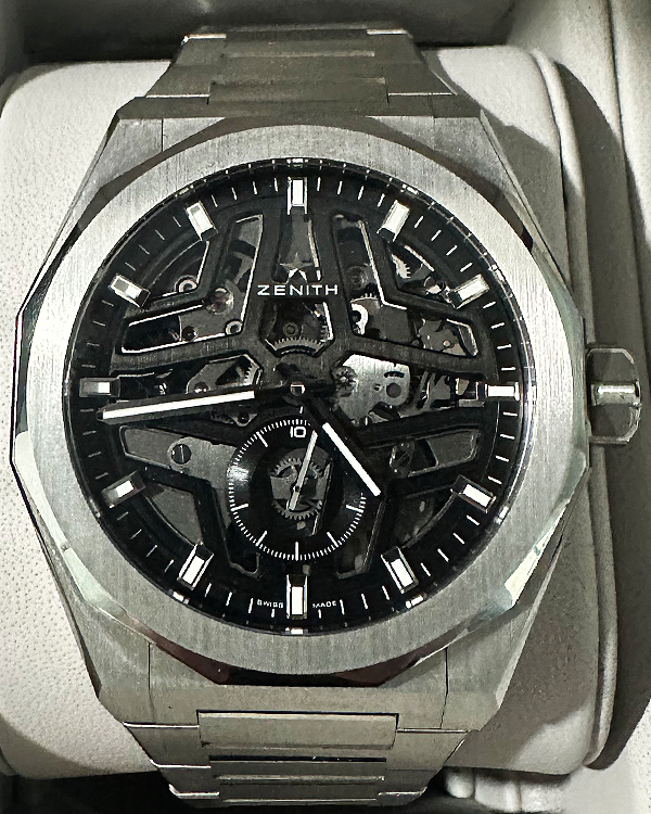 2023 Zenith Defy Skyline 41MM Skeleton Dial Steel Bracelet (03.9300.3620/78.I001)