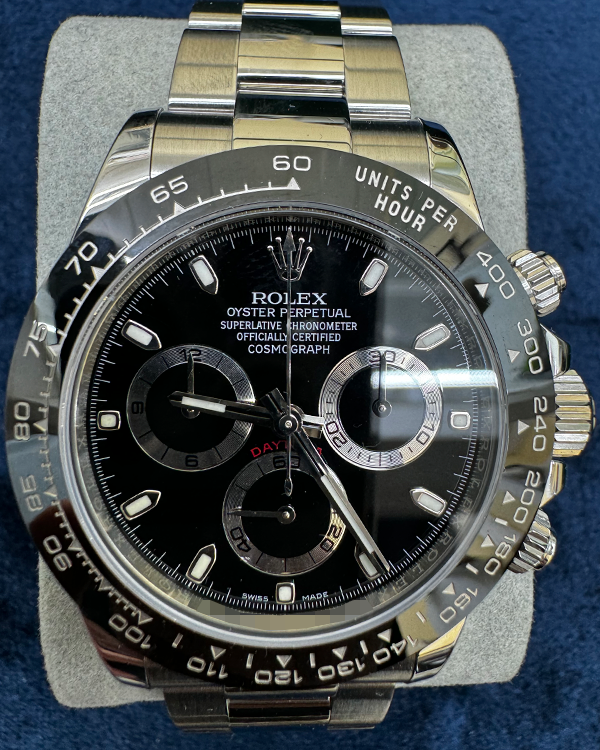 Rolex Cosmograph Daytona 40MM Black Dial Oyster Bracelet (116500LN)