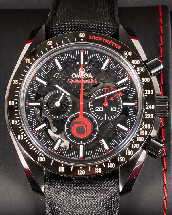 2020 Omega Speedmaster Dark Side of the Moon Team Alinghi 44.25MM Skeleton Dial Textile Strap (311.92.44.30.01.002)