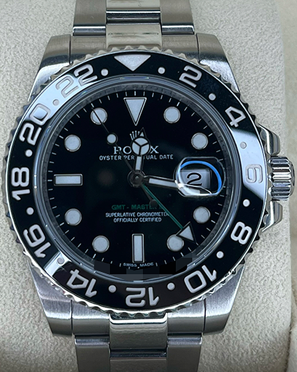 Rolex GMT-Master II 40MM Black Dial Oyster Bracelet (116710LN)