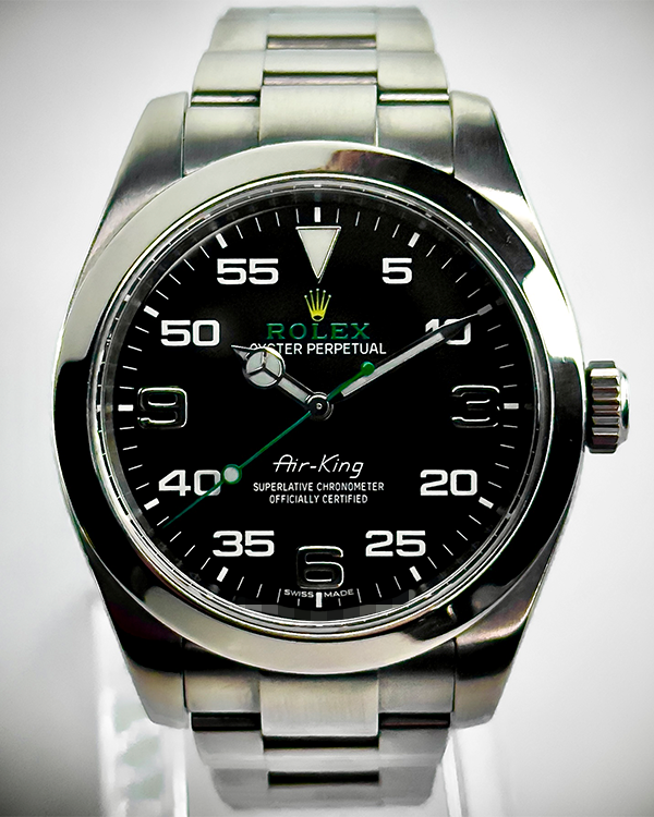 Rolex Air-King 40MM Black Dial Oyster Bracelet (116900)