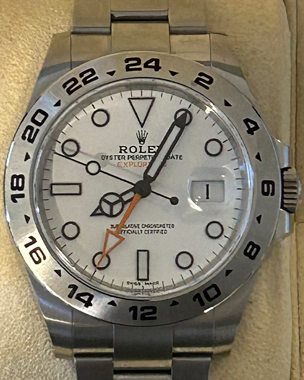 2021 Rolex Explorer II Oystersteel "Polar" White Dial (216570)