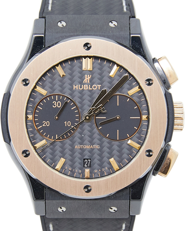 Hublot Classic Fusion 45MM Black Dial Leather Strap (521.CO.1781.RX)