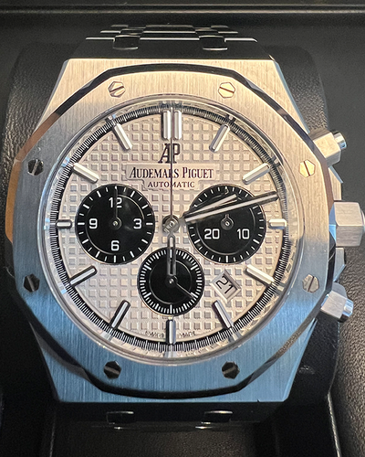 2017 Audemars Piguet Royal Oak Chronograph 41MM Steel Silver Dial (26240ST)