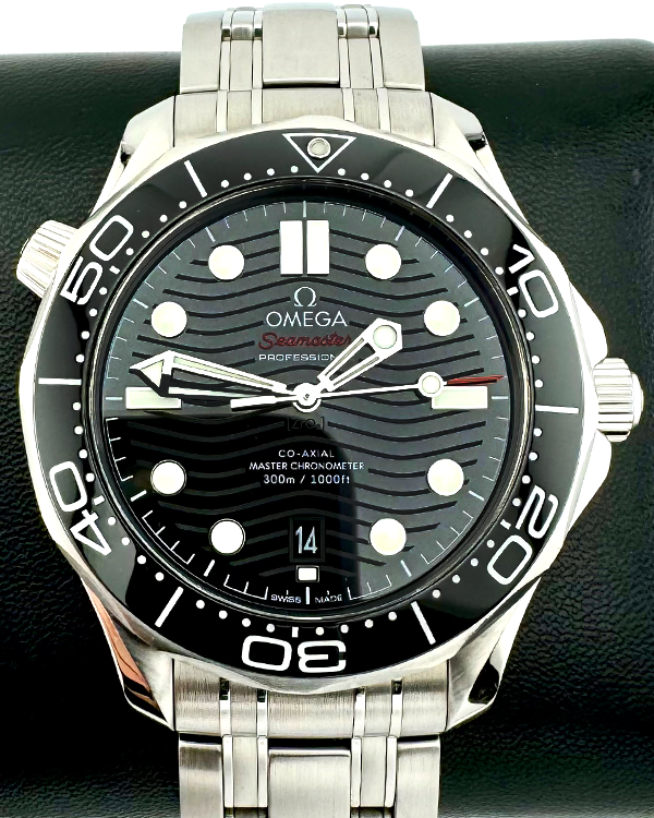 Omega Bra No Reserve - 2019 Omega Seamaster Diver 300M 42MM Black Dial Steel Bra ...
