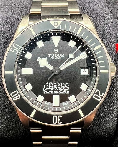 2020 Tudor Pelagos "State of Qatar" S.E. 42MM Black Dial Titanium Bracelet (25600TN)