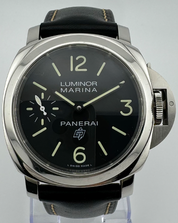 2019 Panerai Luminor Marina 44MM Black Dial Leather Strap (PAM00776)