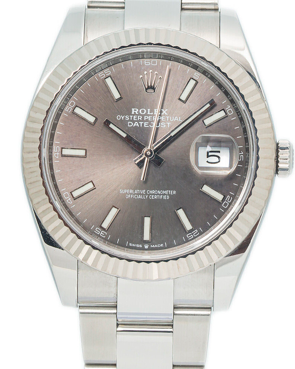 2020 Rolex Datejust 41MM Rhodium Dial Oystersteel Bracelet (126334)