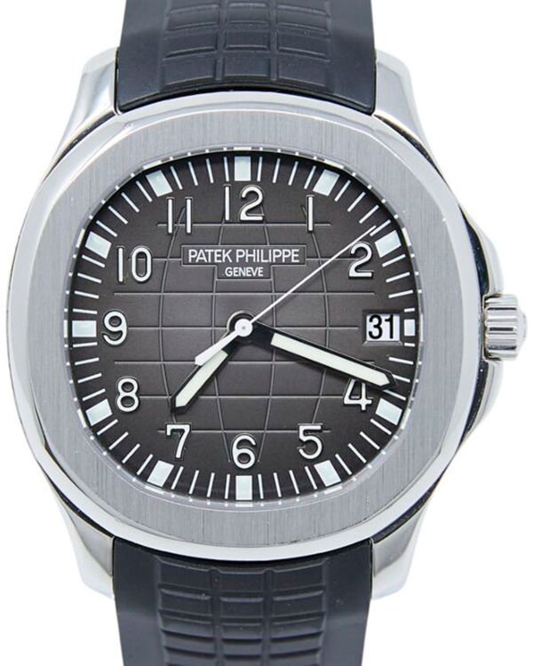 2008 Patek Philippe Aquanaut 40MM Black Dial Rubber Strap (5167A-001)