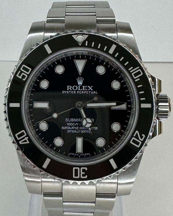 2016 Rolex Submariner No-Date 40MM Black Dial Oyster Bracelet (114060)