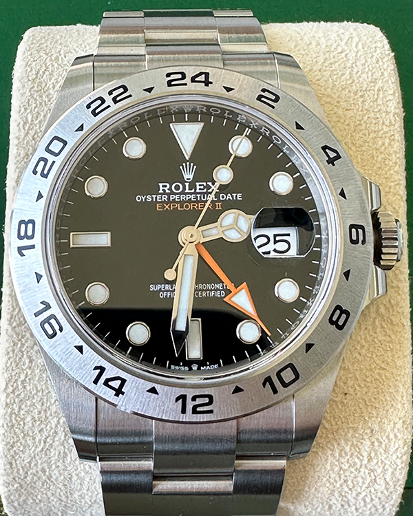 2023 Rolex Explorer II 42MM Black Dial Oyster Bracelet (226570)