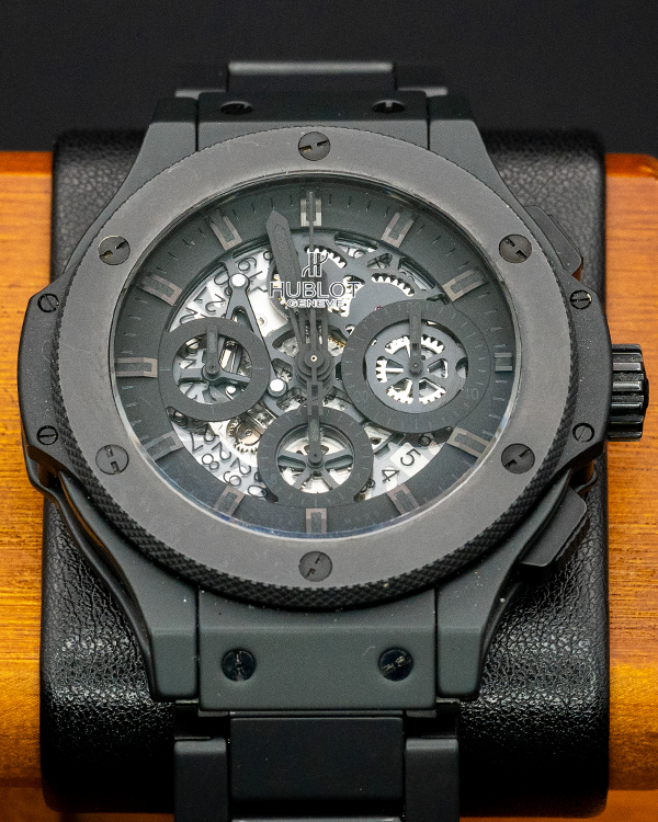 2022 Hublot Big Bang Aerobang Limited Edition 44MM Skeleton Dial Ceramic Bracelet (311.CI.1110.CI)