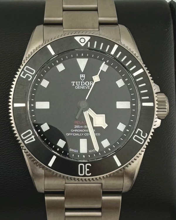 2024 Tudor Pelagos 39MM Black Dial Titanium Bracelet (25407N)