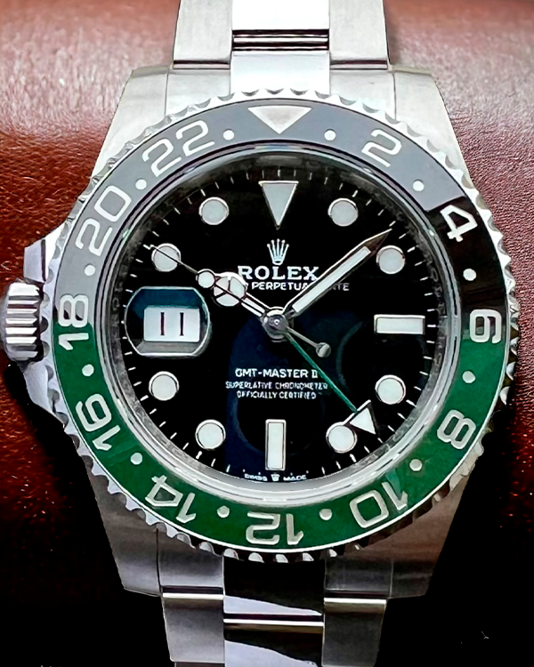 2024 Rolex GMT-Master II "Sprite" 40MM Black Dial Oyster Bracelet (126720VTNR)