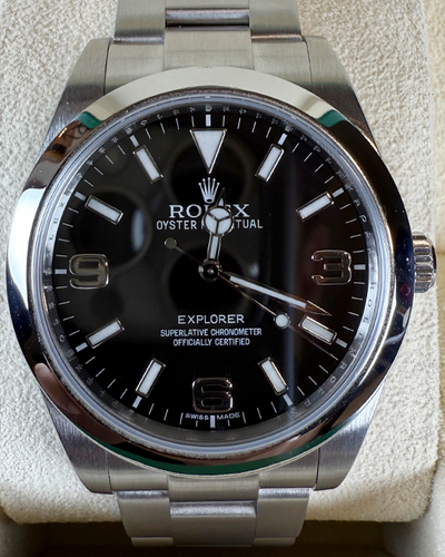 2013 Rolex Explorer 39MM Black Dial Oyster Bracelet (214270)