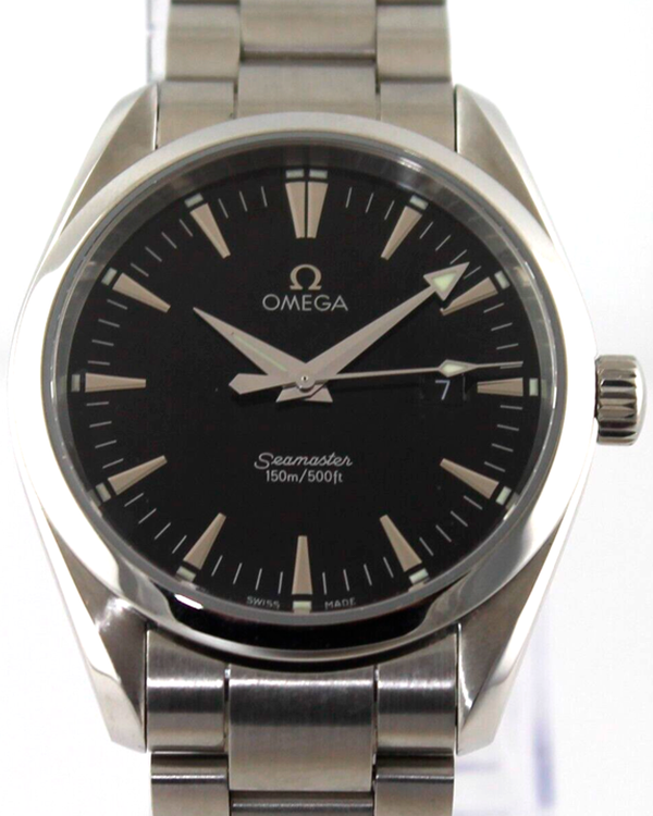 Omega Seamaster Aqua Terra 39MM Quartz Black Dial Steel Bracelet (2517.50.00)