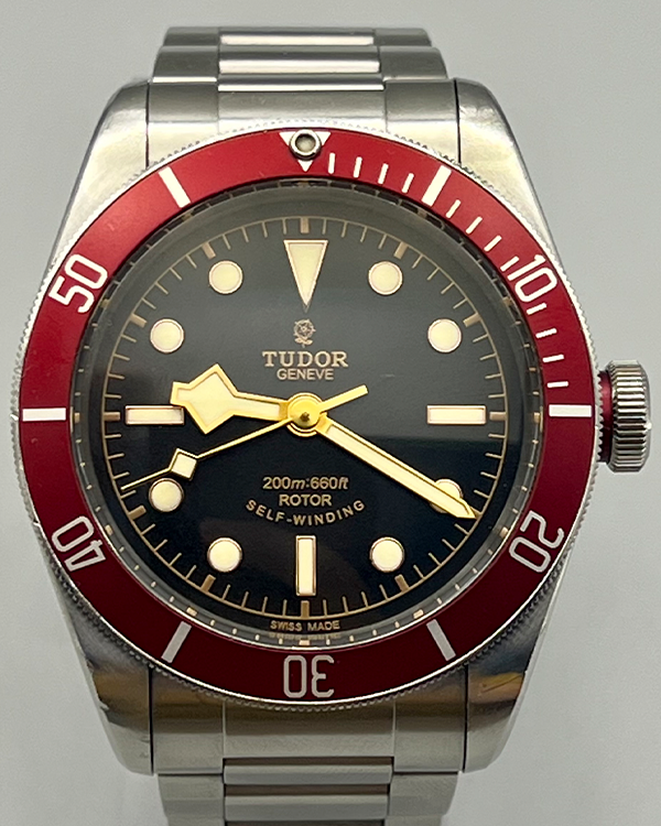 No Reserve - 2017 Tudor Black Bay Heritage "Smiley" 41MM Black Dial Steel Bracelet (79220R)