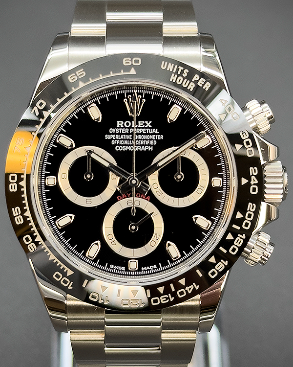 2022 Rolex Cosmograph Daytona 40MM Black Dial Oyster Bracelet (116500LN)