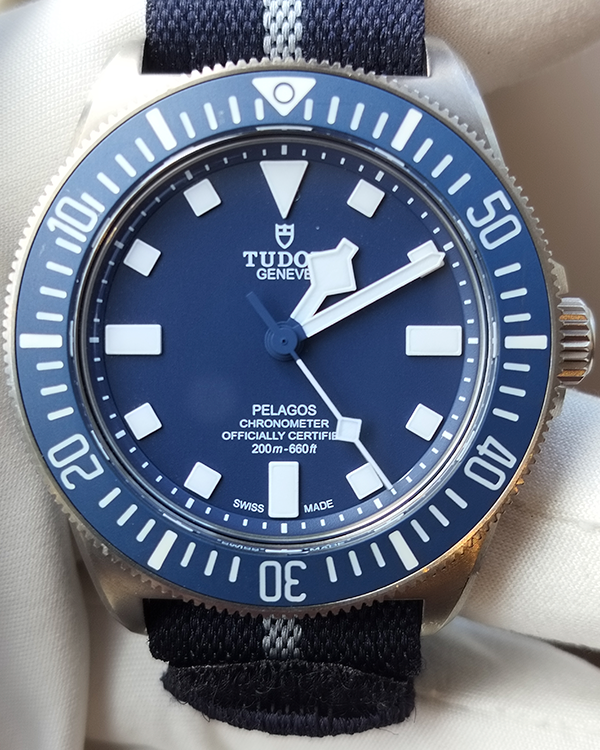 2023 Tudor Pelagos FXD 42MM Blue Dial Textile Strap (25707B/23-0001)