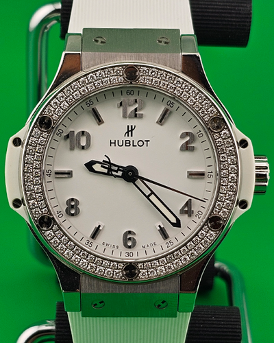 Hublot Big Bang 38MM Quartz White Dial Rubber Strap (361.SE.2010.RW.1104)