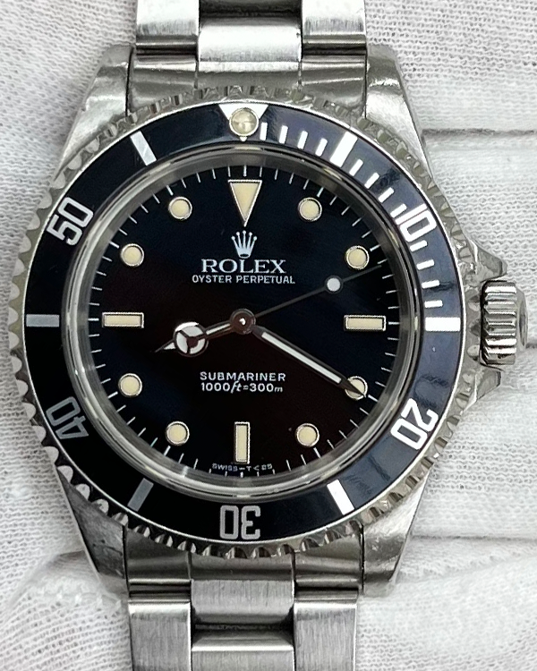 Rolex Submariner No-Date 40MM Black Dial Oyster Bracelet (14060)