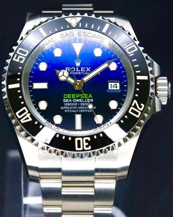 2023 Rolex Sea-Dweller Deepsea "James Cameron" Oystersteel Blue/Black Gradient Dial (136660)