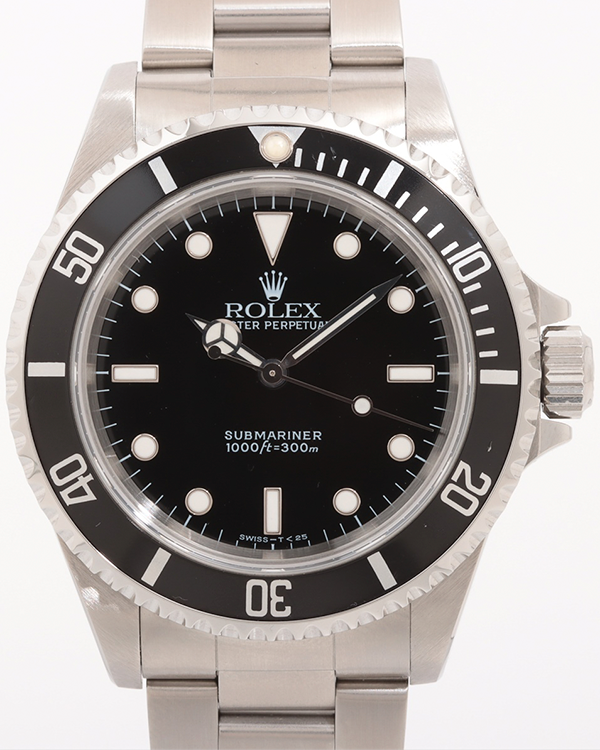 1996 (T Serial) Rolex Submariner No-Date 40MM Black Dial Oyster Bracelet (14060)