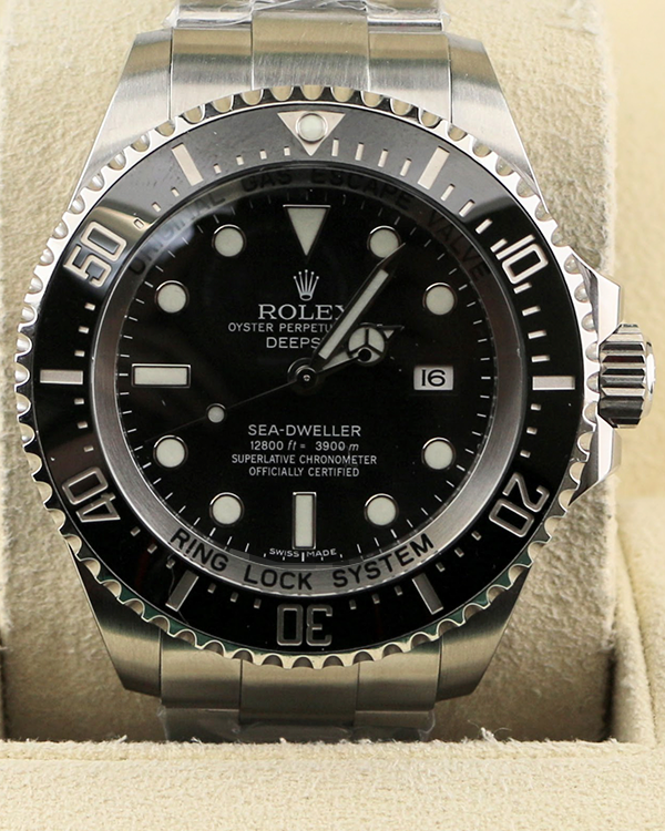 2016 Rolex Sea-Dweller Deepsea 44MM Black Dial Oyster Bracelet (116660)