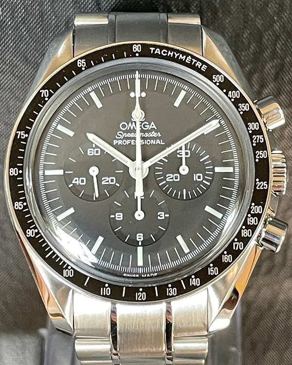 Omega Speedmaster Professional Moonwatch 42MM Black Dial Steel Bracelet (3570.50.00)