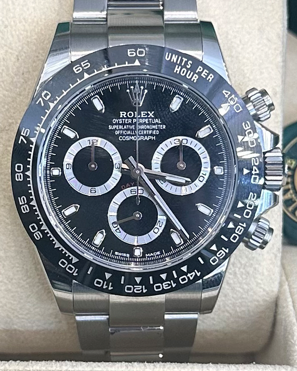 2023 Rolex Cosmograph Daytona 40MM Black Dial Oyster Bracelet (116500LN)