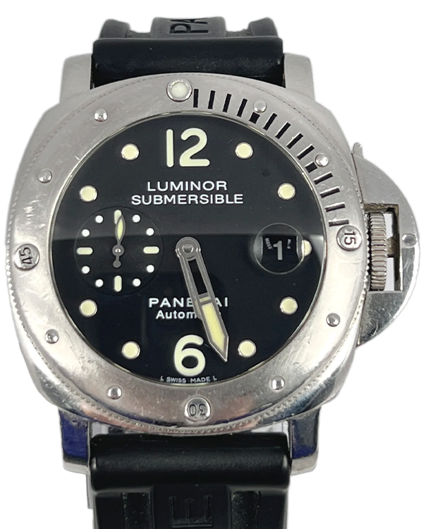 Panerai Luminor Submersible 44MM Black Dial Rubber Strap (PAM00024)