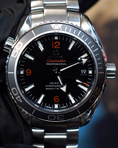 2012 Omega Seamaster Planet Ocean 42MM Black Dial Steel Bracelet (232.30.42.21.01.003)