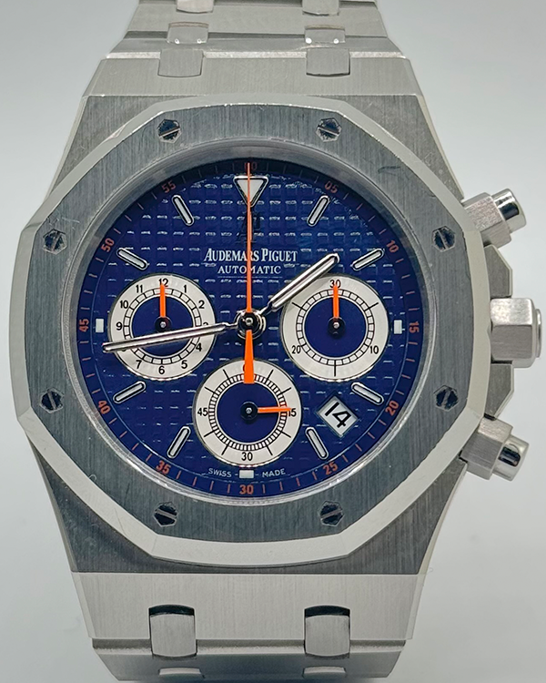 Audemars Piguet Royal Oak Chronograph 39MM Blue Dial Steel Bracelet (26300ST)