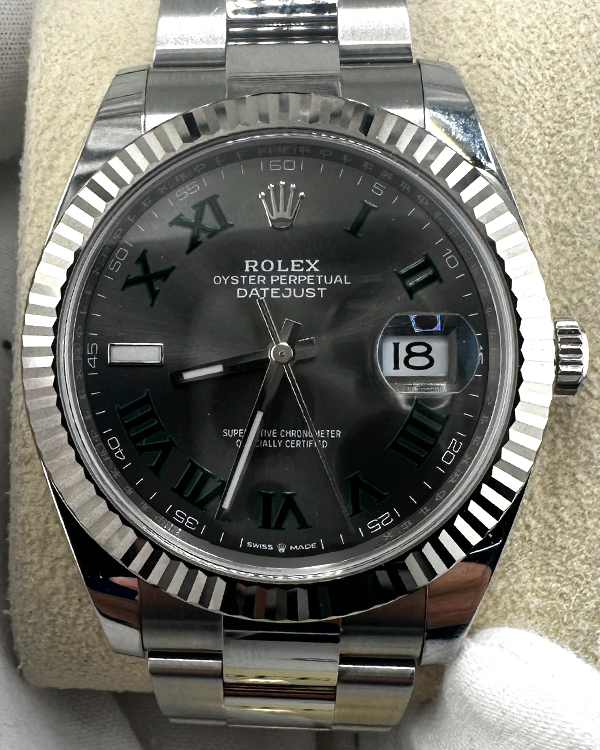 2020 Rolex Datejust "Wimbledon" 41MM Slate Dial Oystersteel Bracelet (126334)