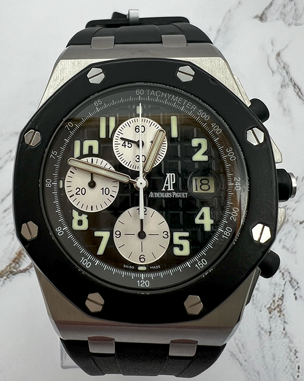 Audemars Piguet Royal Oak Offshore Chronograph 42MM Black Dial Rubber Strap (25940SK.OO.D002CA.01)