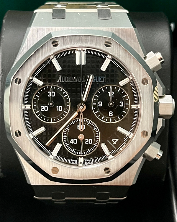 2022 Audemars Piguet Royal Oak Chronograph 41MM Black Dial Steel Bracelet (26320ST.OO.1220ST.01)