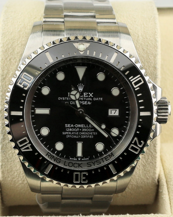 2019 (Scrambled Serial) Rolex Sea-Dweller Deepsea 44MM Black Dial Oyster Bracelet (126660)