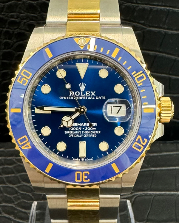 2022 Rolex Submariner Date "Bluesy" 41MM Blue Dial Two-Tone Bracelet (126613LB)