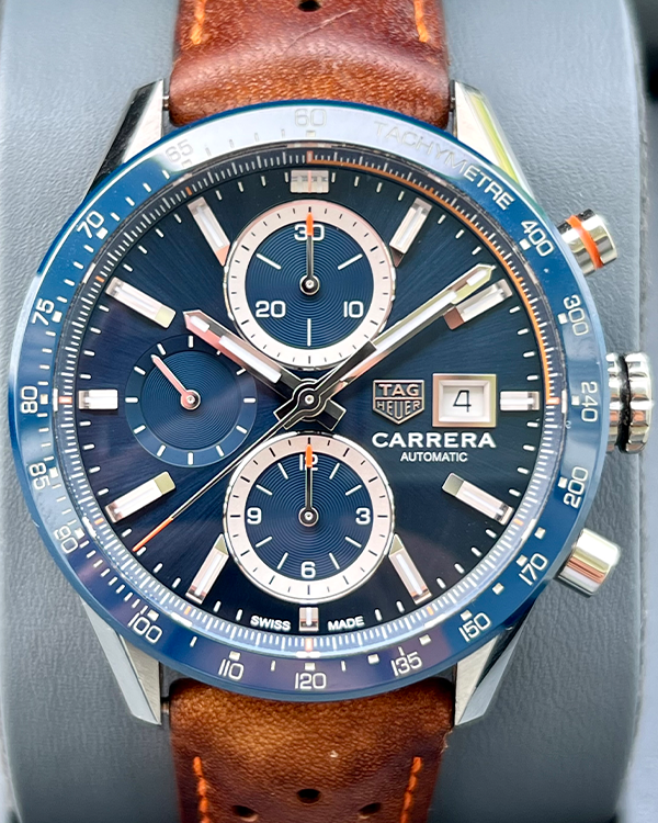 Tag Heuer Carrera Calibre 16 Steel Blue Dial (CBM2112.FC6455)