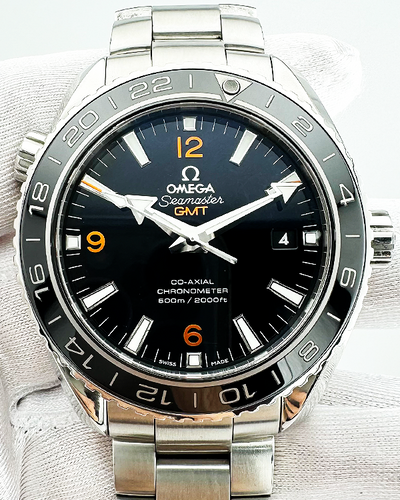 Omega Seamaster Planet Ocean 43.5MM Black Dial Steel Bracelet (232.30.44.22.01.002)