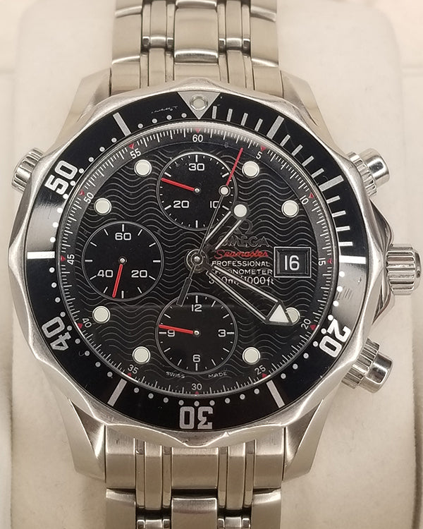 Omega Seamaster Diver 300M 41.5MM Black Dial Steel Bracelet (213.30.42.40.01.001)