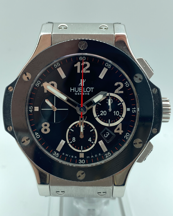 Hublot Big Bang 44MM Black Dial Rubber Strap (301.SX.130.RX)