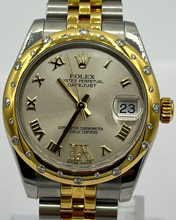 2017 Rolex Datejust 31MM Silver Dial Two-Tone Jubilee Bracelet (178343)