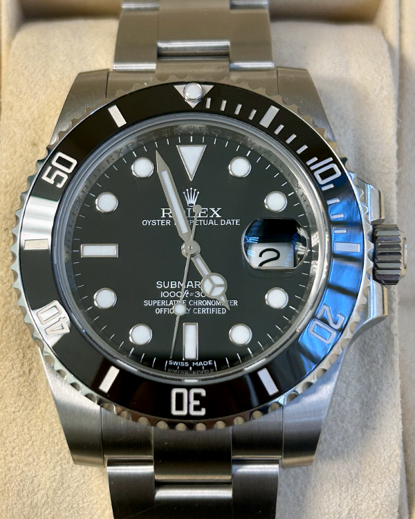 2012 Rolex Submariner Date 40MM Steel Black Dial Oyster Bracelet (116610LN)