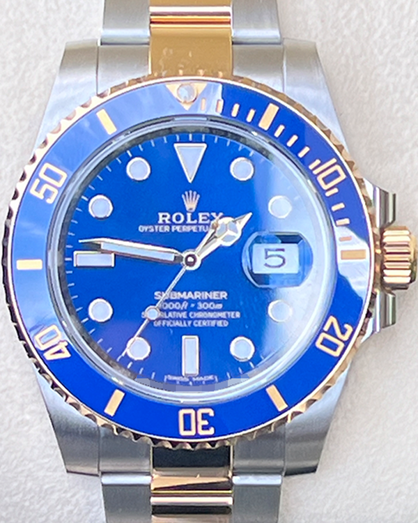 2020 Rolex Submariner Date "Bluesy" 40MM Blue Dial Two-Tone Oyster Bracelet (116613LB)