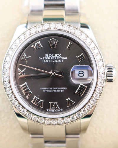 Rolex Lady-Datejust 31MM Rhodium Dial Oyster Bracelet (279384RBR)